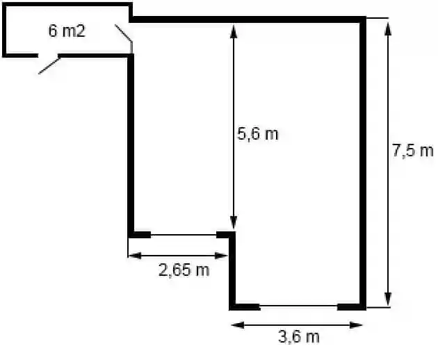 Widok z przodu domu z warsztatem